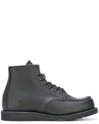 Bottes en cuir noires Red Wing Shoes