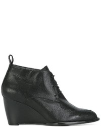 Bottes en cuir noires Robert Clergerie