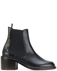 Bottes en cuir noires Robert Clergerie