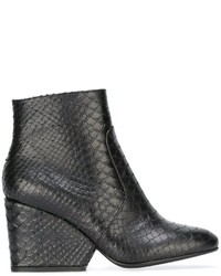 Bottes en cuir noires Robert Clergerie