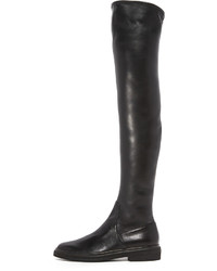 Bottes en cuir noires Sergio Rossi