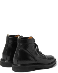 Bottes en cuir noires Officine Creative