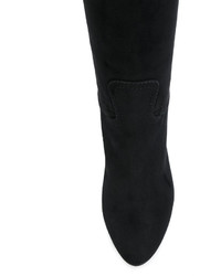 Bottes en cuir noires Casadei