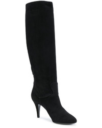 Bottes en cuir noires Casadei