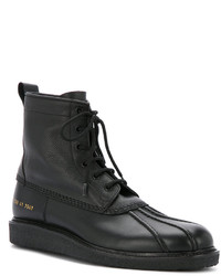 Bottes en cuir noires Common Projects