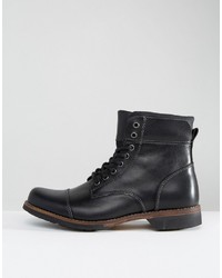 Bottes en cuir noires Aldo