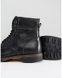 Bottes en cuir noires Aldo