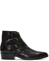 Bottes en cuir noires Toga Virilis