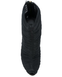 Bottes en cuir noires Dolce & Gabbana