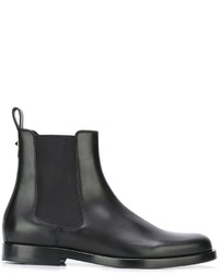 Bottes en cuir noires Valentino Garavani