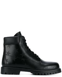 Bottes en cuir noires Valentino Garavani