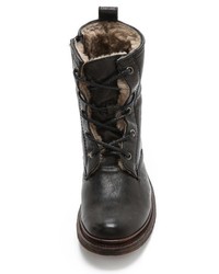 Bottes en cuir noires Frye