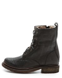 Bottes en cuir noires Frye