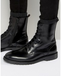 Bottes en cuir noires Zign Shoes