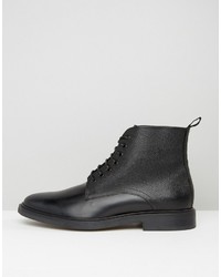 Bottes en cuir noires Zign Shoes