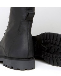 Bottes en cuir noires Zign Shoes