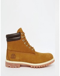 Bottes en cuir tabac Timberland