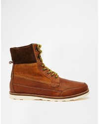 Bottes en cuir tabac Asos