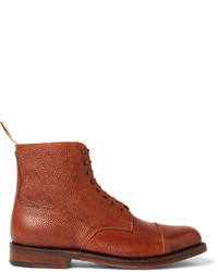 Bottes en cuir tabac Grenson