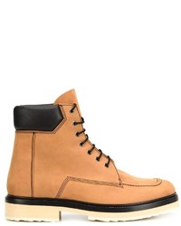 Bottes en cuir tabac Pierre Hardy