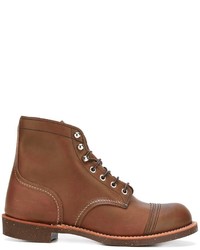 Bottes en cuir tabac Red Wing Shoes