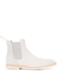 Bottes en daim blanches Common Projects