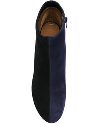 Bottes en daim bleu marine Chie Mihara