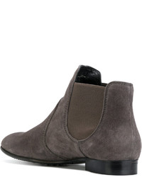 Bottes en daim gris foncé Pedro Garcia