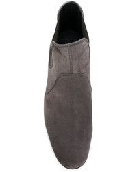 Bottes en daim gris foncé Pedro Garcia