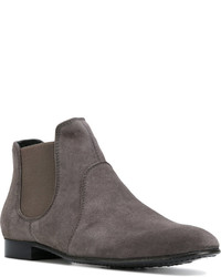 Bottes en daim gris foncé Pedro Garcia