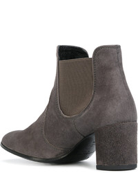 Bottes en daim gris foncé Pedro Garcia