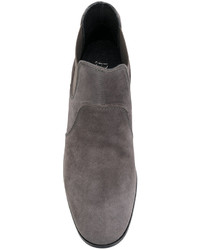 Bottes en daim gris foncé Pedro Garcia