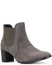 Bottes en daim gris foncé Pedro Garcia