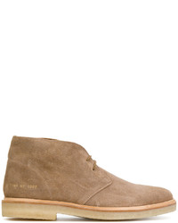 Bottes en daim marron clair Common Projects