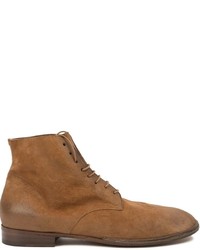 Bottes en daim marron clair Marsèll