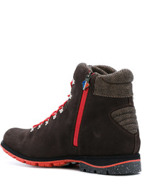 Bottes en daim marron foncé Rossignol