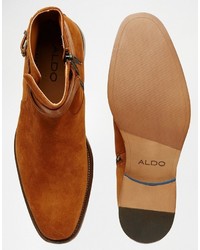 Bottes en daim marron Aldo