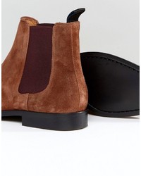 Bottes en daim marron Paul Smith