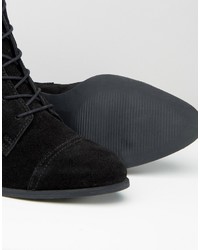 Bottes en daim noires Asos