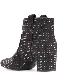 Bottes en daim noires Laurence Dacade