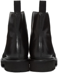 Bottes en daim noires Grenson