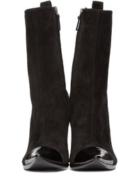 Bottes en daim noires Haider Ackermann