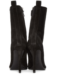 Bottes en daim noires Haider Ackermann