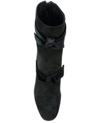 Bottes en daim noires Alexandre Birman