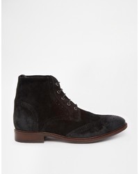 Bottes en daim noires Asos