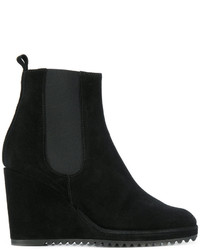 Bottes en daim noires Castaner