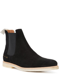 Bottes en daim noires Common Projects