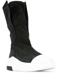 Bottes en daim noires Cinzia Araia