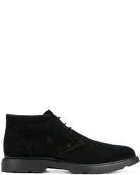 Bottes en daim noires Hogan