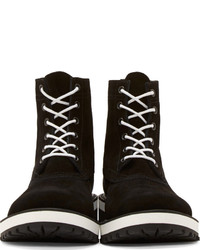 Bottes en daim noires